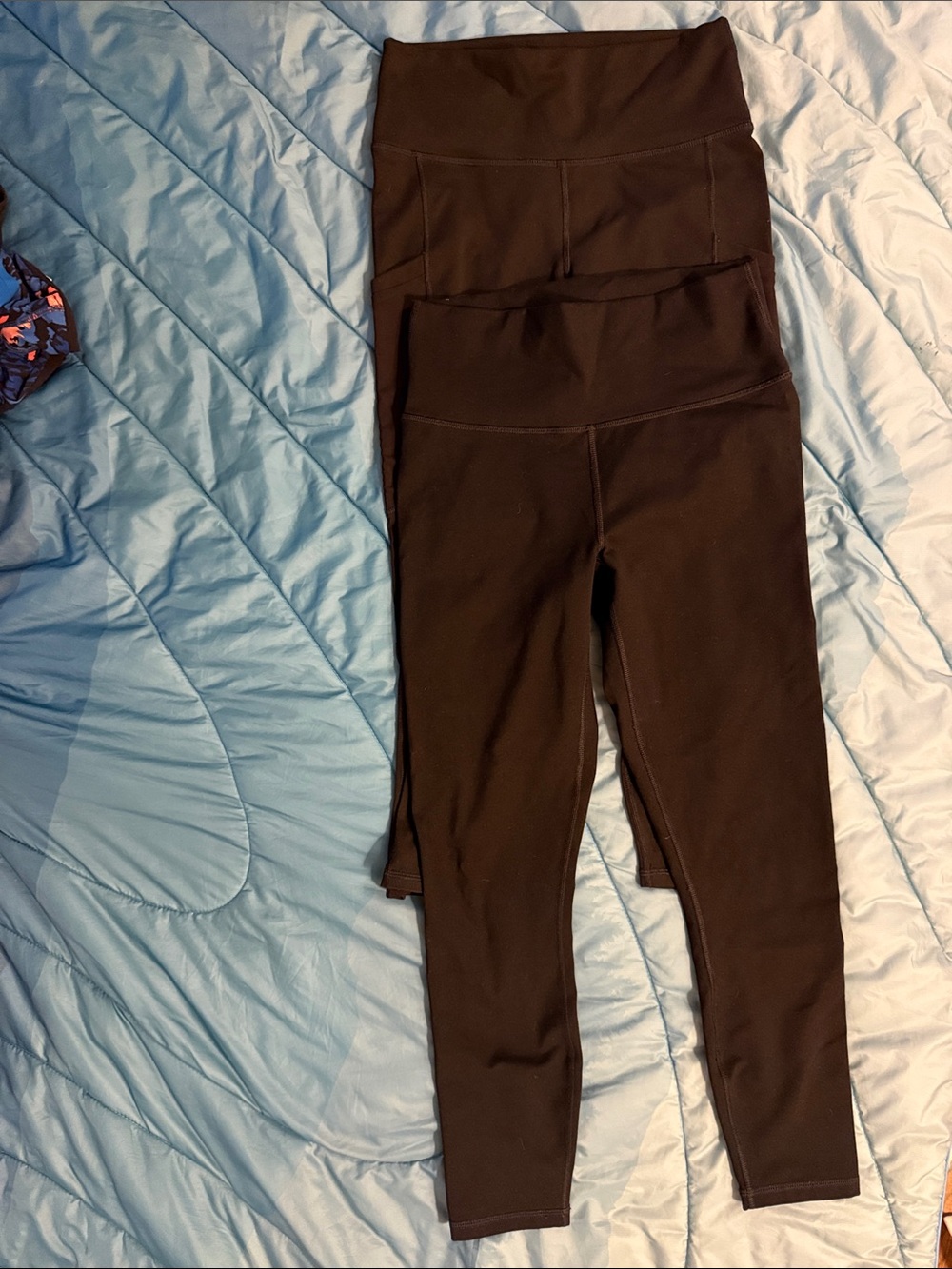 2 pairs of Fabletics power hold leggings